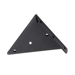 Suporte Invisível Triangular para Prateleira de Parede com Parafusos, 140x130mm Preto, 170x130mm Preto, 230x170mm Preto, 280x170mm Preto, 140x130mm Branco, 170x130mm Branco, 230x170mm Branco, 280x170mm Branco