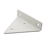 Suporte Invisível Triangular para Prateleira de Parede com Parafusos, 140x130mm Preto, 170x130mm Preto, 230x170mm Preto, 280x170mm Preto, 140x130mm Branco, 170x130mm Branco, 230x170mm Branco, 280x170mm Branco