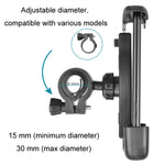 Suporte para Telemóvel de Bicicleta com Rotação de 360 Graus e Fecho