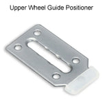 Closet Sliding Door Pulley Fittings Silent Sliding Door Accessories With 8 Screws, Pulley