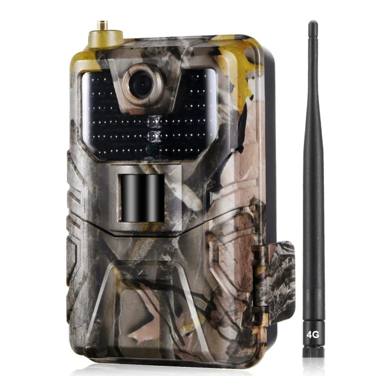 Câmara de Caça para Vida Selvagem 20MP 2K com Armadilhas Fotográficas, Visão Noturna, 4G SMS MMS SMTP, Câmara de Vigilância Celular, HC-900LTE