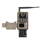 Câmara de Caça para Vida Selvagem 20MP 2K com Armadilhas Fotográficas, Visão Noturna, 4G SMS MMS SMTP, Câmara de Vigilância Celular, HC-900LTE