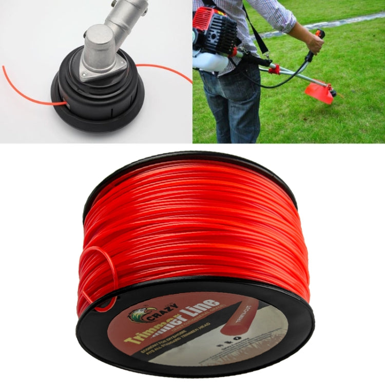 3LB Line Shaft Grass Rope Nylon Cutting Grass Rope, 3.0mm Square