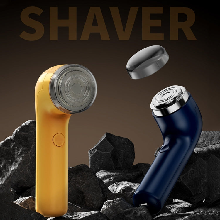 Aparelho de Barbear Elétrico Recarregável de Viagem Portátil com Cabeça Flutuante Mini para Cotovelo