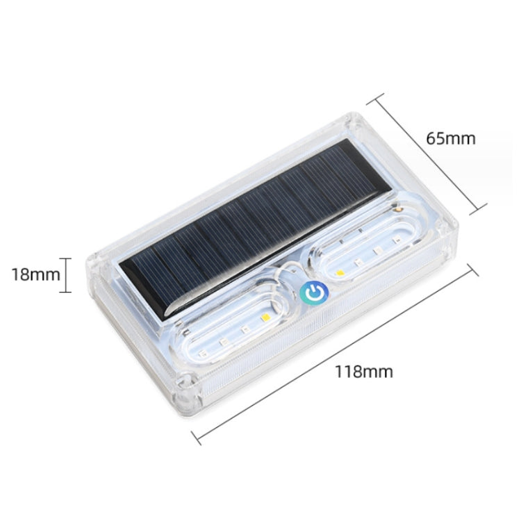 Car Solar Warning Light Anti-rear Collision LED Tail Light