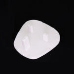 Capa de Proteção para Tomada de Bebé com 3 Furos UK, Redonda Preta, Redonda Transparente, Forma de Pêra Branca
