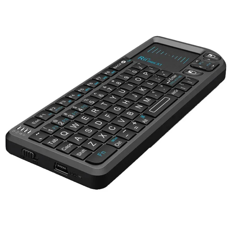 Rii X1 Kit Tudo-em-Um Mini Teclado Clássico Sem Fios 2.4G, Teclado e Rato