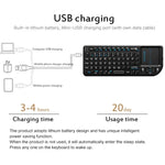 Rii X1 Kit Tudo-em-Um Mini Teclado Clássico Sem Fios 2.4G, Teclado e Rato