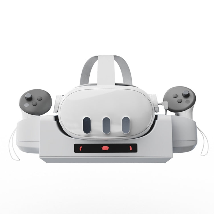 Para Meta Quest 3 Suporte de Carregamento de Parede para Capacete VR Rack de Carregamento Rápido com Indicador LED