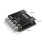 Módulo Amplificador Digital Bluetooth ZK-MT21 50W x 2 + 100W 2.1 Canais, ZK-MT21