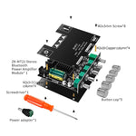 Módulo Amplificador Digital Bluetooth ZK-MT21 50W x 2 + 100W 2.1 Canais, ZK-MT21