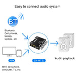 Módulo Amplificador Digital Bluetooth ZK-MT21 50W x 2 + 100W 2.1 Canais, ZK-MT21
