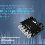 Módulo Amplificador Digital Bluetooth ZK-MT21 50W x 2 + 100W 2.1 Canais, ZK-MT21