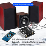 Módulo Amplificador Digital Bluetooth ZK-MT21 50W x 2 + 100W 2.1 Canais, ZK-MT21