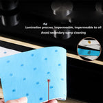 10pcs /Pack Disposable Oil Groove Suction Paper for Cooker Hoods, 7x90cm Regular, 10x90cm Regular, 7x90cm Thickened, 10x90cm Thickened