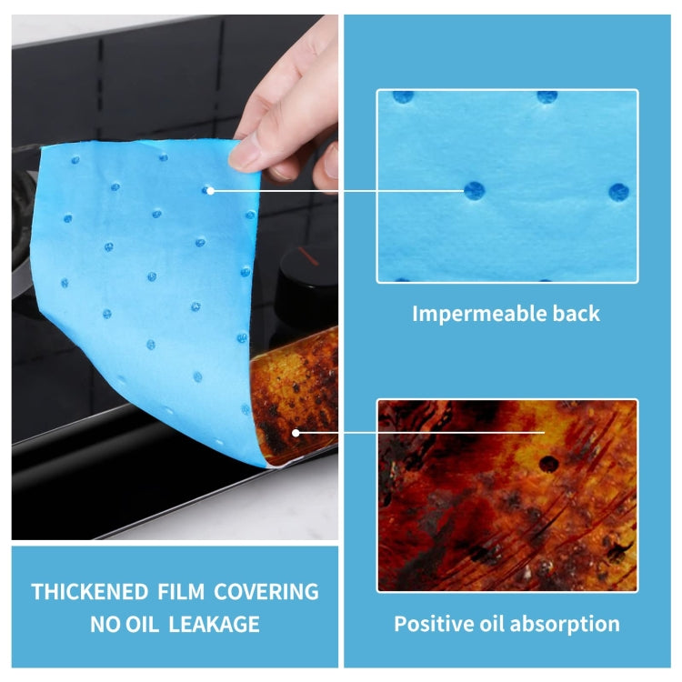 10pcs /Pack Disposable Oil Groove Suction Paper for Cooker Hoods, 7x90cm Regular, 10x90cm Regular, 7x90cm Thickened, 10x90cm Thickened