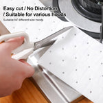 10pcs/Pacote Papel Descartável com Sulco para Óleo para Exaustores de Cozinha, 7x90cm Regular, 10x90cm Regular, 7x90cm Reforçado, 10x90cm Reforçado