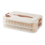 Caixa de Armazenamento para Pasteis de Massa, Grau Alimentar, Caixa Doméstica para Congelados, 2 Camadas com Tampa, 3 Camadas com Tampa, 4 Camadas com Tampa