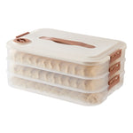Caixa de Armazenamento para Pasteis de Massa, Grau Alimentar, Caixa Doméstica para Congelados, 2 Camadas com Tampa, 3 Camadas com Tampa, 4 Camadas com Tampa