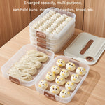 Caixa de Armazenamento para Pasteis de Massa, Grau Alimentar, Caixa Doméstica para Congelados, 2 Camadas com Tampa, 3 Camadas com Tampa, 4 Camadas com Tampa