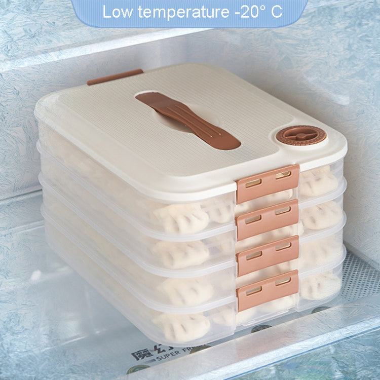 Caixa de Armazenamento para Pasteis de Massa, Grau Alimentar, Caixa Doméstica para Congelados, 2 Camadas com Tampa, 3 Camadas com Tampa, 4 Camadas com Tampa