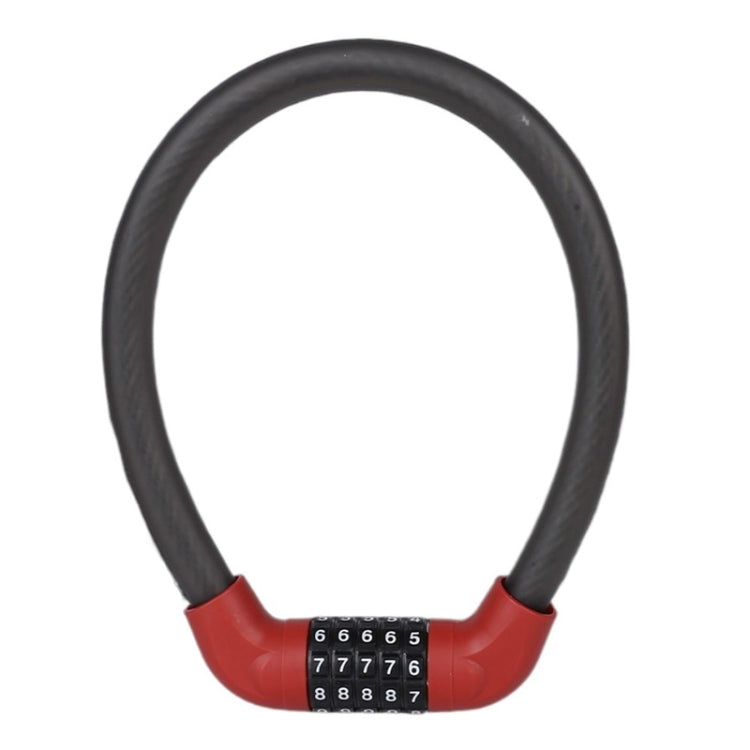 Cadeado de Combinação de 5 Dígitos para Bicicleta e Veículo Elétrico, Segurança Antirroubo, 40 x 1,72cm, 57 x 1,72cm