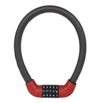 Cadeado de Combinação de 5 Dígitos para Bicicleta e Veículo Elétrico, Segurança Antirroubo, 40 x 1,72cm, 57 x 1,72cm