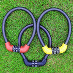 Cadeado de Combinação de 5 Dígitos para Bicicleta e Veículo Elétrico, Segurança Antirroubo, 40 x 1,72cm, 57 x 1,72cm
