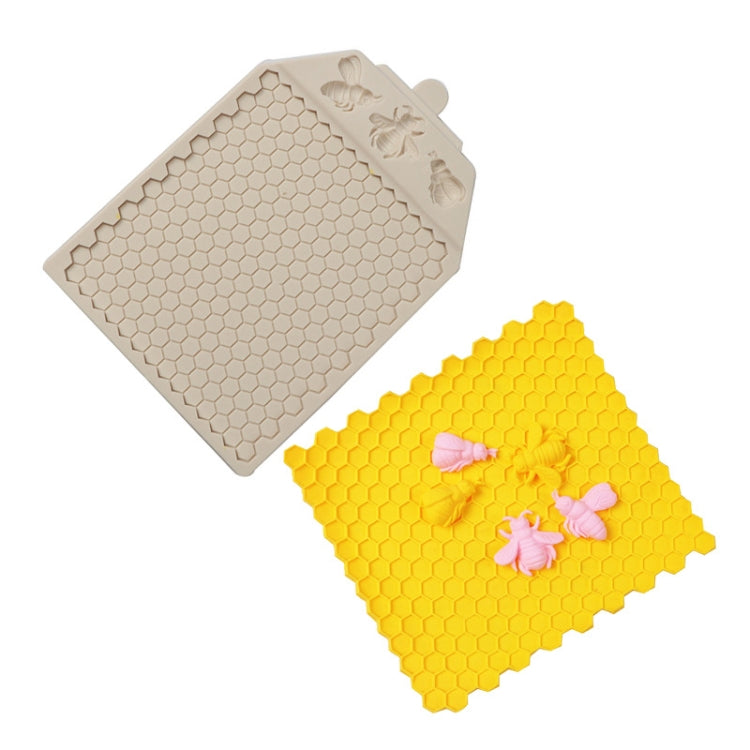 Molde de Silicone com Textura de Bloco de Favo de Mel para Fondant, Chocolate e Bolo, Mk-2019 Cinzento Claro, Mk-2340 Cinzento Claro, Mk-2373 Rosa, Mk-2373 Cinzento Claro