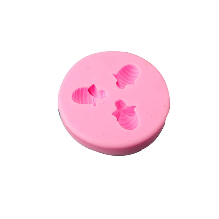 Molde de Silicone Abelha Pequena para Fondant, Chocolate e Bolo, Mk-3171 Rosa, Mk-3171 Cinzento Claro, Mk-3172 Rosa, Mk-3172 Cinzento Claro