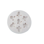 Molde de Silicone Abelha Pequena para Fondant, Chocolate e Bolo, Mk-3171 Rosa, Mk-3171 Cinzento Claro, Mk-3172 Rosa, Mk-3172 Cinzento Claro