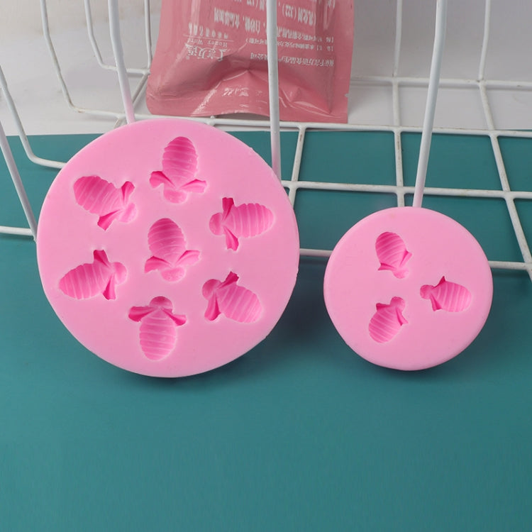 Molde de Silicone Abelha Pequena para Fondant, Chocolate e Bolo, Mk-3171 Rosa, Mk-3171 Cinzento Claro, Mk-3172 Rosa, Mk-3172 Cinzento Claro