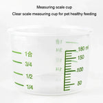 Recipiente para Armazenamento de Comida para Animais de Estimação Balde com 4 Fechos Herméticos para Ração de Cão à Prova de Humidade, 1,5L, 2,5L