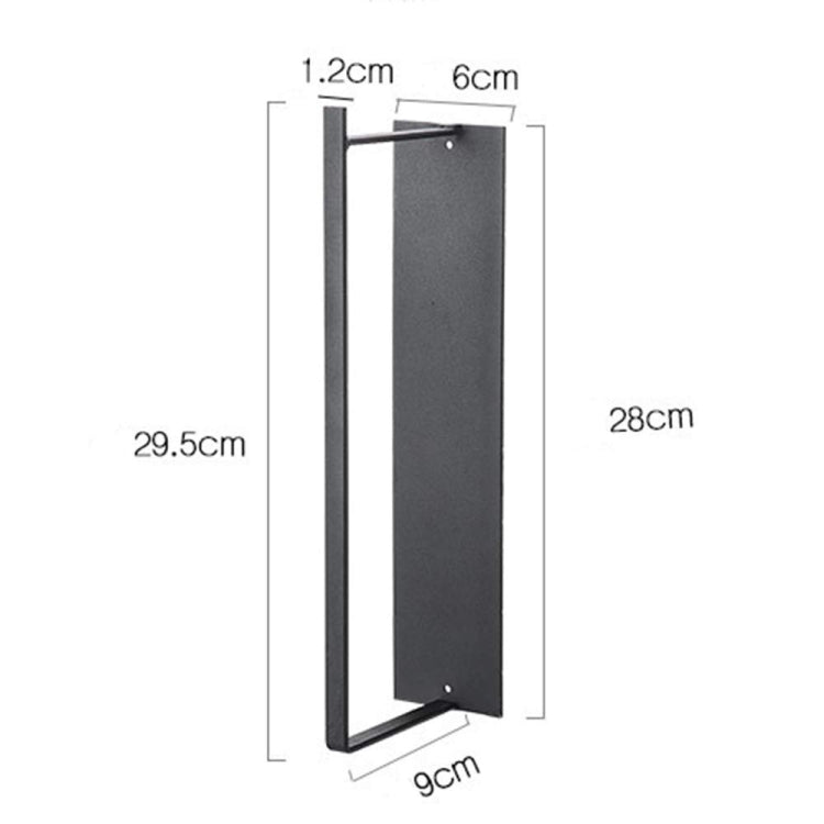 Prateleira de Armazenamento para Cabides de Roupa de Metal Montada na Parede, Estante Multifuncional para Roupeiro