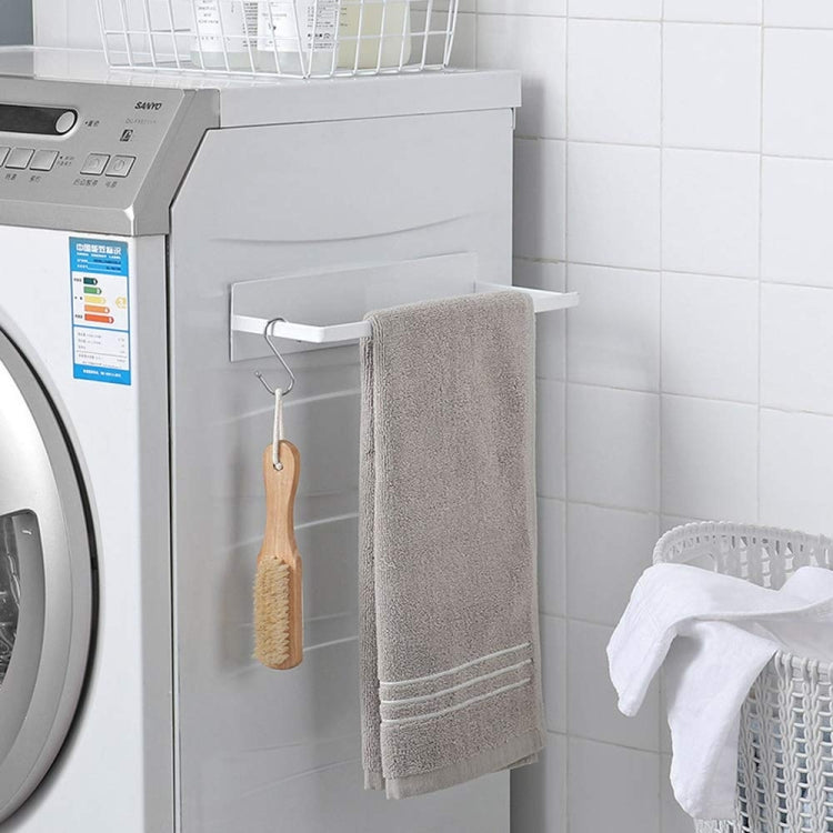 Prateleira de Armazenamento para Cabides de Roupa de Metal Montada na Parede, Estante Multifuncional para Roupeiro
