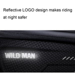 Bolsa de Quadro Frontal para Bicicleta WILD MAN MS66 1,2L com Carcaça Rígida EVA, Bolsa para Telemóvel com Ecrã Tátil, MS66