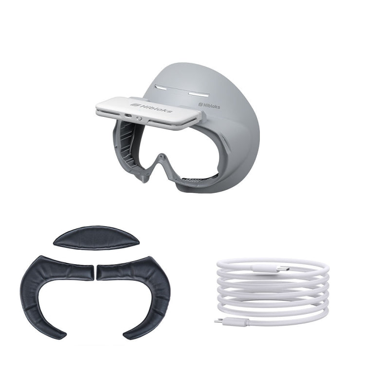 Almofada Protetora para Rosto de Óculos VR Hibloks para PICO 4 com Ventoinha, 1 unidade PU Algodão, 2 unidades PU Algodão, 1 unidade Seda Gelada, 2 unidades Seda Gelada