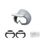 Almofada Protetora para Rosto de Óculos VR Hibloks para PICO 4 com Ventoinha, 1 unidade PU Algodão, 2 unidades PU Algodão, 1 unidade Seda Gelada, 2 unidades Seda Gelada