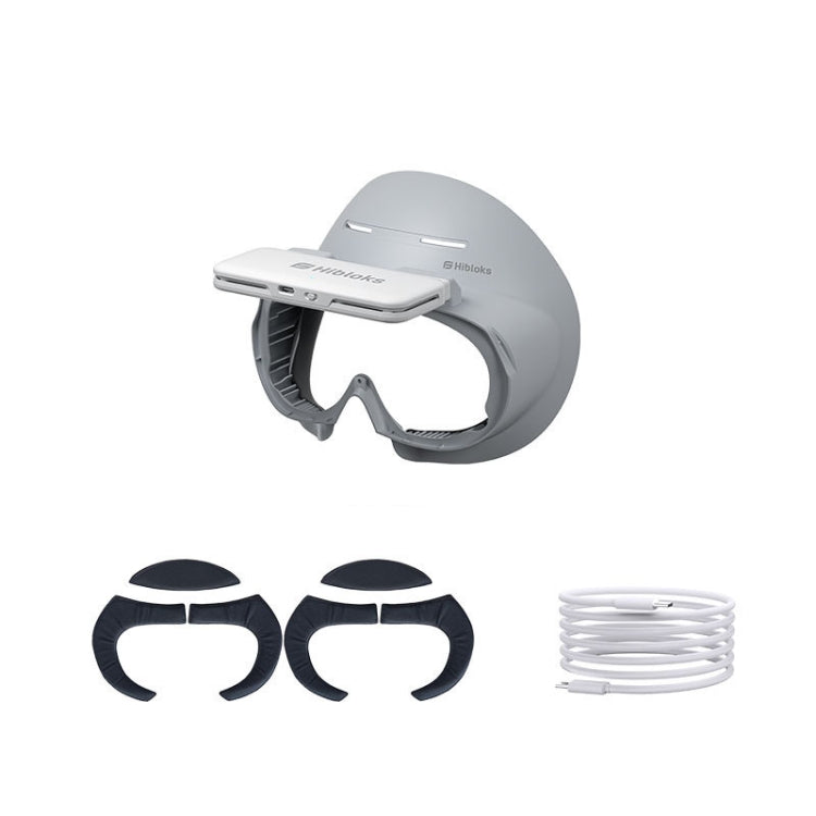 Almofada Protetora para Rosto de Óculos VR Hibloks para PICO 4 com Ventoinha, 1 unidade PU Algodão, 2 unidades PU Algodão, 1 unidade Seda Gelada, 2 unidades Seda Gelada