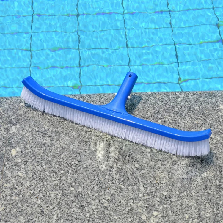 Escova de Piscina Plástica de 18 Polegadas, Escova para Paredes de Piscina, Acessórios de Limpeza