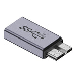 Adaptador macho Micro B Conversor de interface para caixa HDD USB Link, transferência USB fêmea, transferência Type-C fêmea, transferência USB macho, transferência Type-C macho