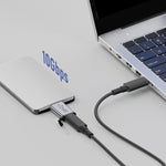 Adaptador macho Micro B Conversor de interface para caixa HDD USB Link, transferência USB fêmea, transferência Type-C fêmea, transferência USB macho, transferência Type-C macho