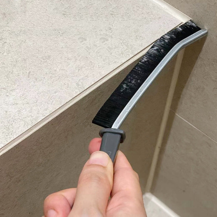 Escova Multifuncional para Limpeza de Cantos de Azulejos de Casa de Banho e Cozinha, Escova Rígida para Fendas de Janelas e Ranhuras