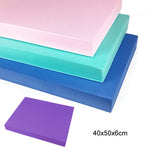 Tapete de Equilíbrio 40x50x6cm, Tapete para Joelhar Desportivo, Tapete Plano de Suporte Fitness, Azul Tiffany, Rosa Millennium, Azul Escuro, Roxo