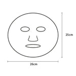 10 Pacotes de Máscaras Faciais Descartáveis de Plástico para Salão de Beleza Filme Adesivo Transparente