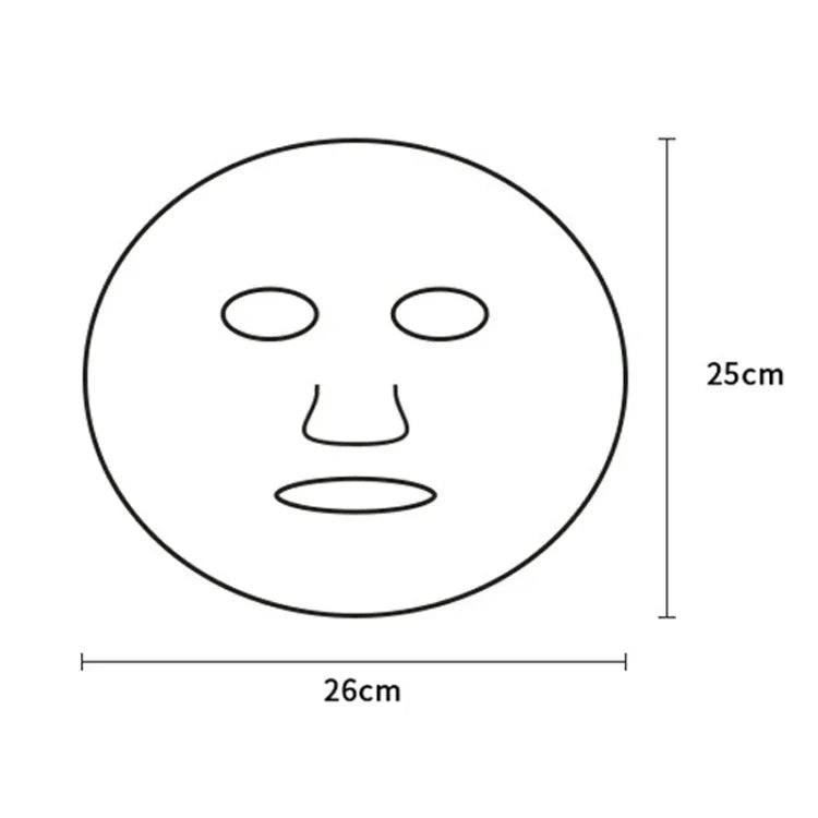 10 Pacotes de Máscaras Faciais Descartáveis de Plástico para Salão de Beleza Filme Adesivo Transparente