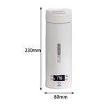 Copo Elétrico de Aquecimento 300W 500ml, Chaleira Inteligente com Controlo de Temperatura, Plugue SUS304 EUA, SUS316 EUA, SUS304 Reino Unido, SUS316 Reino Unido, SUS304 UE, SUS316 UE