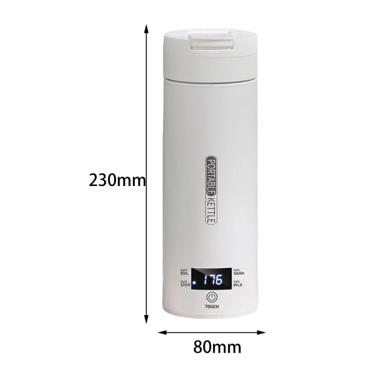 Copo Elétrico de Aquecimento 300W 500ml, Chaleira Inteligente com Controlo de Temperatura, Plugue SUS304 EUA, SUS316 EUA, SUS304 Reino Unido, SUS316 Reino Unido, SUS304 UE, SUS316 UE