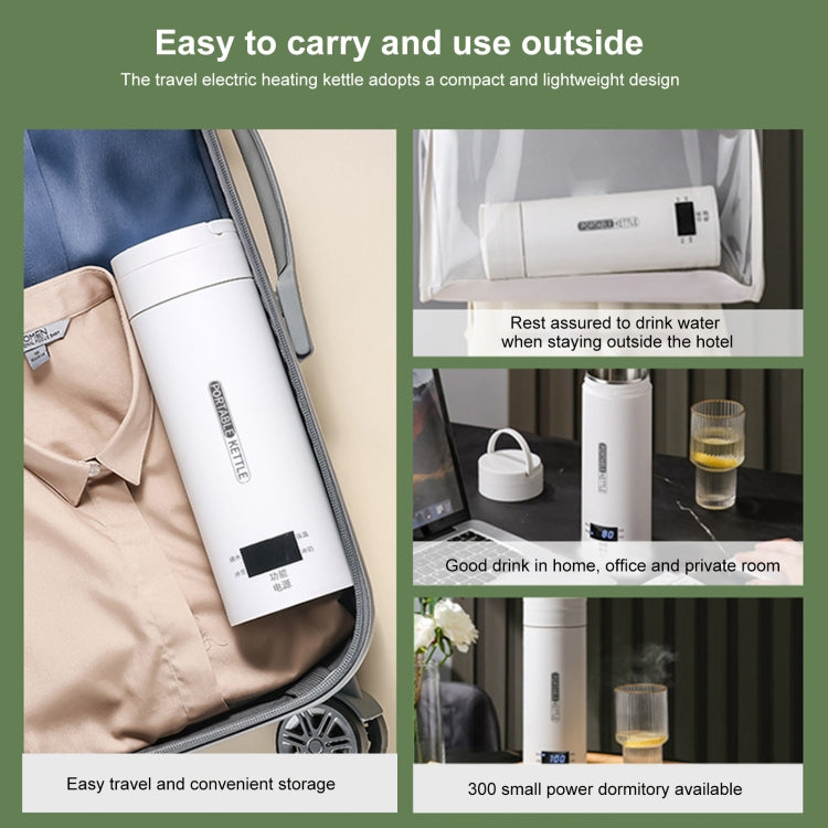 Copo Elétrico de Aquecimento 300W 500ml, Chaleira Inteligente com Controlo de Temperatura, Plugue SUS304 EUA, SUS316 EUA, SUS304 Reino Unido, SUS316 Reino Unido, SUS304 UE, SUS316 UE