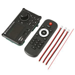 Amplificador de Potência com Ecrã a Cores 100W 12V TPA3116 Placa Decodificadora Bluetooth com Gravação de Chamadas, Comando à Distância de Silicone, Comando à Distância Pequeno de Silicone, Comando à Distância Pequeno